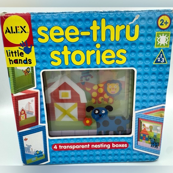 Alex Toys Little Hands See-Thru Stories Nesting Boxes - Picture 4 of 5